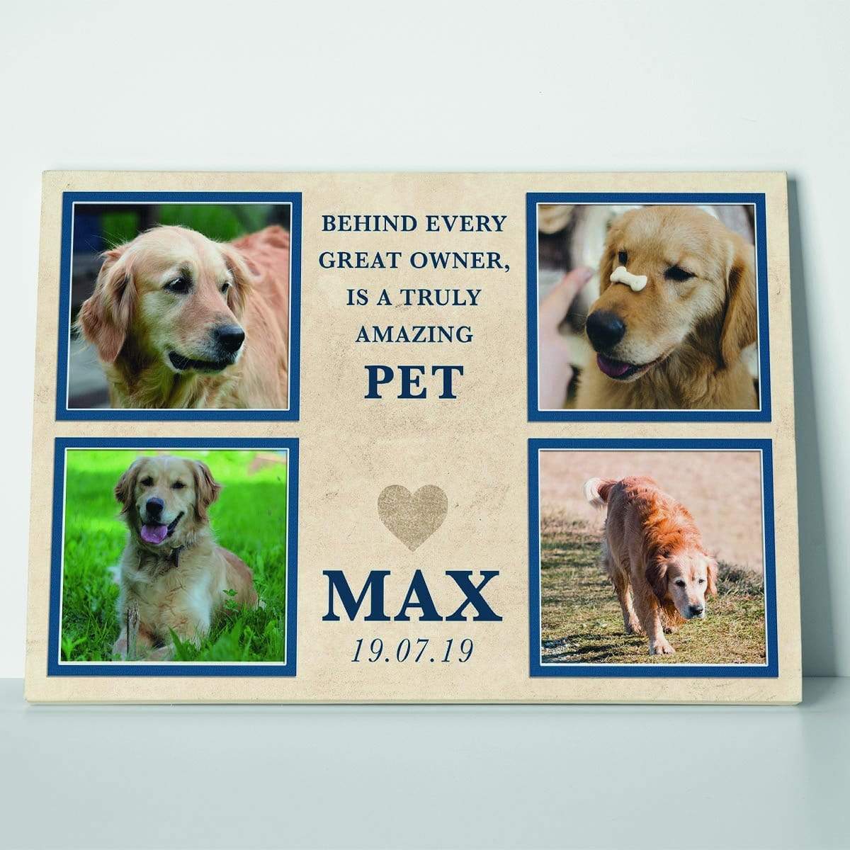 Truly Amazing Pet 4 Photo Canvas Print